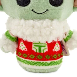Hallmark Itty Bittys® Star Wars: The Mandalorian™ Grogu™ In Holiday Sweater Plush -Hallmark itty bittys The Mandalorian Holiday Grogu Plush 1KCX1116 05