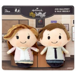 Hallmark Itty Bittys® The Office Jim And Pam Plush, Set Of 2 -Hallmark itty bittys The Office Jim and Pam Plush 1KDD2213 05
