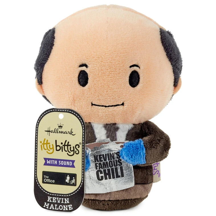 Hallmark Itty Bittys® The Office Kevin Malone Plush With Sound 4 Hallmark Itty Bittys® The Office Kevin Malone Plush With Sound - Image 2